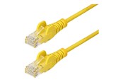 Verkkokaapelit - StarTech.com patch cable - yellow - Keltainen - 0.25m - N6PAT25CMYLS