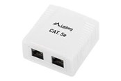 Verkkokaapelit - Lanberg network coupler - white - Valkoinen - OU5-0002-W