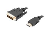 Näyttökaapeli - Lanberg adapter cable - HDMI / DVI - 3 m - CA-HDDV-10CC-0030-BK