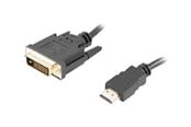 Näyttökaapeli - Lanberg adapter cable - HDMI / DVI - 3 m - CA-HDDV-20CU-0030-BK