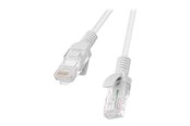 Verkkokaapelit - Lanberg patch cable - 15 m - grey RAL 7035 - Harmaa - 15m - PCU6-10CC-1500-S