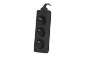 Virtakaapelit (ulkoinen) - Lanberg - power strip - PS0-03E-0300-BK