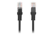 Verkkokaapelit - Lanberg patch cable - 30 m - black RAL 9004 - Musta - 30m - PCU5-10CC-3000-BK