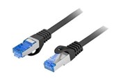 Verkkokaapelit - Lanberg patch cable - 1.5 m - black RAL 9004 - Musta - 1m - PCF6A-10CC-0150-BK