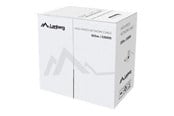 Verkkokaapelit - Lanberg bulk cable - 305 m - pantone cool grey 5C - Harmaa - 305m - LCU6-12CU-0305-S