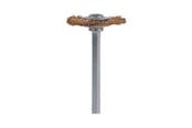 Poranterät & Ruuvauskärjet - Dremel 535 - wire wheel brush - for aluminium metal pipes stainless steel sheet metal copper silver gold cast iron soft metal brass hardened steel (pack of 2) - 26150535JA