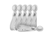 Puhelin - Muut lisävarusteet - Joyroom R-ZS422 Cable Organizer Silicone Headband with Magnet Set of 6 - White - JR-ZS422_W