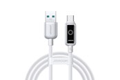 USB kaapelit - Joyroom S-A55 StarFlight 66W USB-A - USB-C Cable 1.2m - White - S-A55 A-C 66W 1.2 white