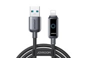 USB kaapelit - Joyroom S-A55 StarFlight 3A USB-A - Lightning cable 1.2m - black - S-A55 A-L 3A 1.2m black