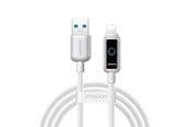 USB kaapelit - Joyroom S-A55 StarFlight 3A USB-A - Lightning cable 1.2m - white - S-A55 A-L 3A 1.2m white