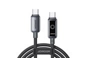 USB kaapelit - Joyroom S-A55 StarFlight cable 100W USB-C - USB-C 1.2m - black - S-A55 C-C 100W 1.2 black
