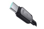 USB kaapelit - Joyroom Multi-Color Series A14 USB-C / USB-C 60W Cable 1.2 m - Black - S-CC100A141B