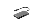 Telakointiasemat - Belkin Connect 5-in-1 USB-C Hub with Dual USB-C Ports - Silver - AVC022HQSGY