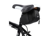 Pyörätarvikkeet - Wozinsky small bicycle saddle bag 0.6 l black (WBB8BK black) - 5907769300394