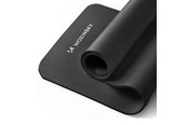 Urheilu & Fitness - Wozinsky exercise mat 181 x 63 x 0.9 cm thick gymnastic yoga mat black - 5907769300455