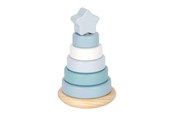 Vauva- ja taaperolelut - Small Foot - Wooden Stacking Tower Blue - 7 pcs. - 12712