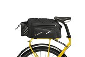 Pyörätarvikkeet - Wozinsky Bike Pannier Rack Bag with Shoulder Strap 9L (Rain Cover Included) Black (WBB22BK) - 5907769300646