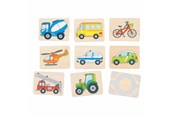 Vauva- ja taaperolelut - Goki Wooden Memo Vehicles - 56301