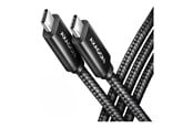 USB kaapelit - AXAGON BUCM2-CM20AB - USB-C cable - 24 pin USB-C to 24 pin USB-C - 2 m - BUCM2-CM20AB