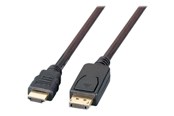 Näyttökaapeli - EFB NORDIC EFB-Elektronik adapter cable - DisplayPort / HDMI - 2 m - K5561SW.2V2
