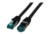 Verkkokaapelit - EFB NORDIC EFB-Elektronik patch cable - 1 m - black - Musta - 1m - MK6001.1B