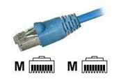 Verkkokaapelit - EFB NORDIC EFB-Elektronik patch cable - 7.5 m - blue - Sininen - 7.5m - K5459.7,5