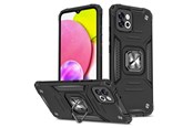 Puhelin - Kannet ja kotelot - Wozinsky ing Armor case for Samsung Galaxy A03 armored cover magnetic holder ring black - 9145576265703