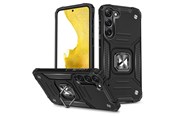 Puhelin - Kannet ja kotelot - Wozinsky Ring Armor case for Samsung Galaxy S23 armored cover magnetic holder ring black - 9145576274064