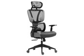 Pelituoli - L33T FuzionX Ergo Pelituoli - Harmaa - Verkkokangas - Jopa 120 kg - 3062006