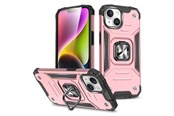 Puhelin - Kannet ja kotelot - Wozinsky Armored case with a finger holder for iPhone 15 Plus  Ring Armor - gold - 9145576280621