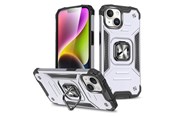 Puhelin - Kannet ja kotelot - Wozinsky Ring Armor iPhone 15 Plus iPhone 15 Plus Ring Armor Case - Silver - 9145576280638