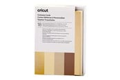 Tarratulostin - Cricut Neutrals Sampler - cutaway card set - grey khaki white cream holographic gold - 2009485
