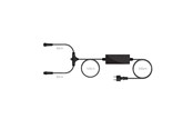 Smart Home - Älykoti - Hombli 100 Watts outdoor pathway / spotlight power adapter EU - HBPU-0005