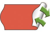 Paperit, valokuvapaperit ja tarrat - METO Price labels 22x12 flour red remov.6 rls/1000 - 9506156