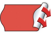 Paperit, valokuvapaperit ja tarrat - METO Price labels 22x12 flour red 6 rls/1000 - 9506157