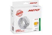 Paperit, valokuvapaperit ja tarrat - METO Price labels 26x16 flour orange 12 rls/1000 - 30007352