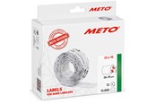 Paperit, valokuvapaperit ja tarrat - METO Price labels 26x16 white 12 rls/1000 - 30007359