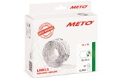 Paperit, valokuvapaperit ja tarrat - METO Price labels 26x16 white remov.12 rls/1000 - 30007360