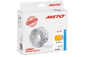 Paperit, valokuvapaperit ja tarrat - METO Price labels 32x19 flour orange 10 rls/1000 - 30007363