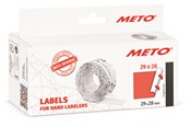Paperit, valokuvapaperit ja tarrat - METO Price labels 29x28 flour red 5 rls/1000 - 30007369