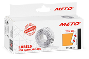 Paperit, valokuvapaperit ja tarrat - METO Price labels 29x28 flour orange 5 rls/1000 - 30007370