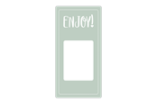 Paperit, valokuvapaperit ja tarrat - METO Sealing closure label 50x100.Enjoy! - 30011967