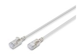 Verkkokaapelit - DIGITUS patch cable - 7 m - grey - Harmaa - 7m - DK-1632-A-070S