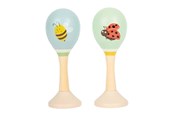 Musiikki - Small Foot - Wooden Maracas Tiny Friends - 2pcs. - 12726