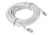 Verkkokaapelit - Lanberg patch cable - 10 m - grey RAL 7035 - Harmaa - 10m - PCU6-10CC-1000-S