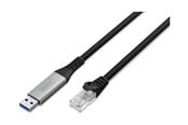 Verkkokaapelit - DIGITUS network cable - 15 m - black - Musta - 15m - AK-300600-150-S