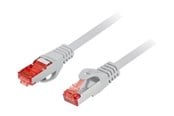 Verkkokaapelit - Lanberg patch cable - 1 m - grey - Harmaa - 1m - PCF6-10CU-0100-S