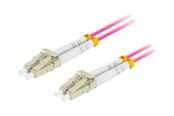 Verkkokaapelit - Lanberg patch cable - 100 cm - 1 m - violet - Purppura - 1m - FO-LULU-MD41-0010-VT