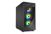 Kotelot - Sharkoon Rebel C80M - Kotelot - Tower - Musta - 4044951041145