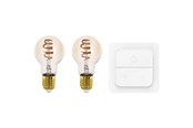 Smart Home - Älykoti - EGLO Connect-Z A60 4,9W 2200-6500K amber incl. switch/remote - 2-pack - 110315
